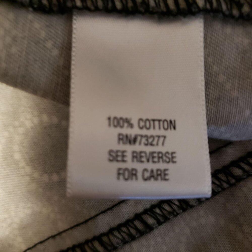 Sonoma 3/4 jacket blk square shapes sz L - Picture 6 of 6
